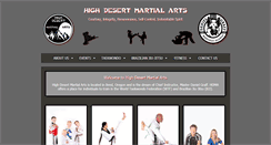 Desktop Screenshot of highdesertmartialartsbend.com